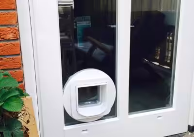Kattenluik in glas