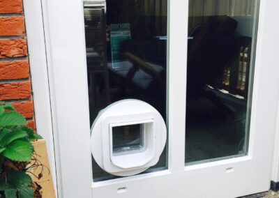Kattenluik in glas