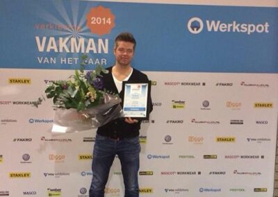 Wij zijn de trotse winnaars van de Werkspot vakman van het jaar verkiezing 2014 en 2015 in de categorie glaszetten.